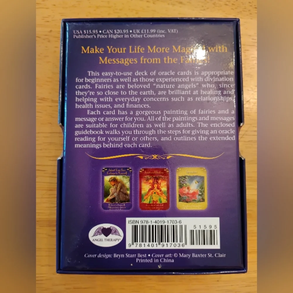 COPY - 2008 Doreen Virtue's Magical Messages from the Fairies Oracle Cards (44 … - Picture 3 of 3